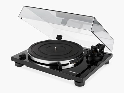Thorens TD 201 Plattenspieler mit MM Phono Vorstufe hochglanz schwarz (UVP:499 )