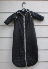 Baby Deedee Black Sleep Nest Removable Sleeves Quilted Duvet Sleeping Bag Size L