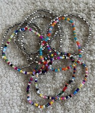 Beaded Stackable Bracelet Set Boho Chic
