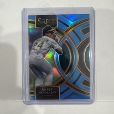 2024 Panini Select - Premier Level Rickey Henderson /199 Light Blue #15 