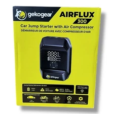 NEW Gekogear AirFlux 300 portable 2-in-1 air pump and jump starter