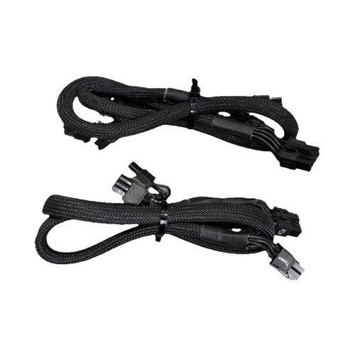 Genuine Corsair Type 4 PCIe Cable 8-Pin to Dual 6+2 Pin HX1200 HX RM RMx SF 2pcs