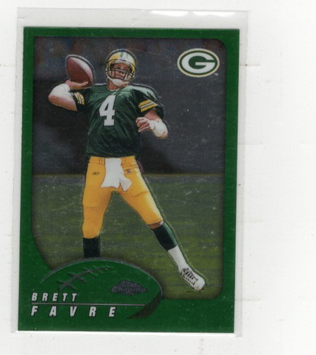 Brett Favre #142 2002 Topps Chrome card