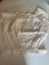 antique white blouse