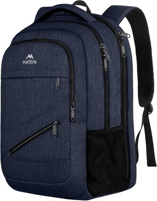 VersaTech 17-Inch Water-Resistant Business Backpack with TSA Approval