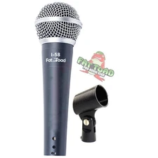 Cardioid Dynamic Vocal Microphones - Music Recording Studio Wired Instrument Mic