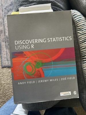 Discovering Statistics Using R Field, Miles Paperback Statistics Textbook w/ Co 