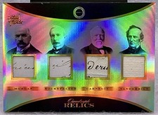 2024 Pieces Of The Past 1800s Rockefeller,Morgan,Carnegie,Vanderbilt Quad Relics