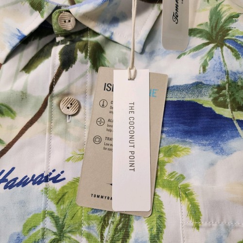 Tommy Bahama Hawaiihemd Herren 3XLT Tall Coconut Point Palm Tree Island Knopf - Bild 4 von 11