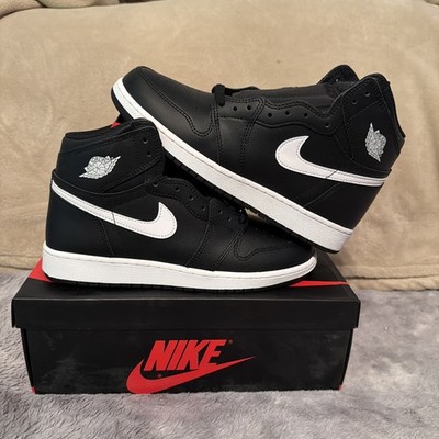 Nike Air Jordan 1 Retro Yin Yang Black Size 7y/8.5 Women 575441-011 7 NEW