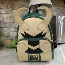 Loungefly Disney Marvel Loki Cosplay Mini Backpack Classic Cosplay New