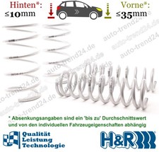 HR Tieferlegungsfedern 35mm & 10mm für BMW 5er E34, Bj. 1987-1995