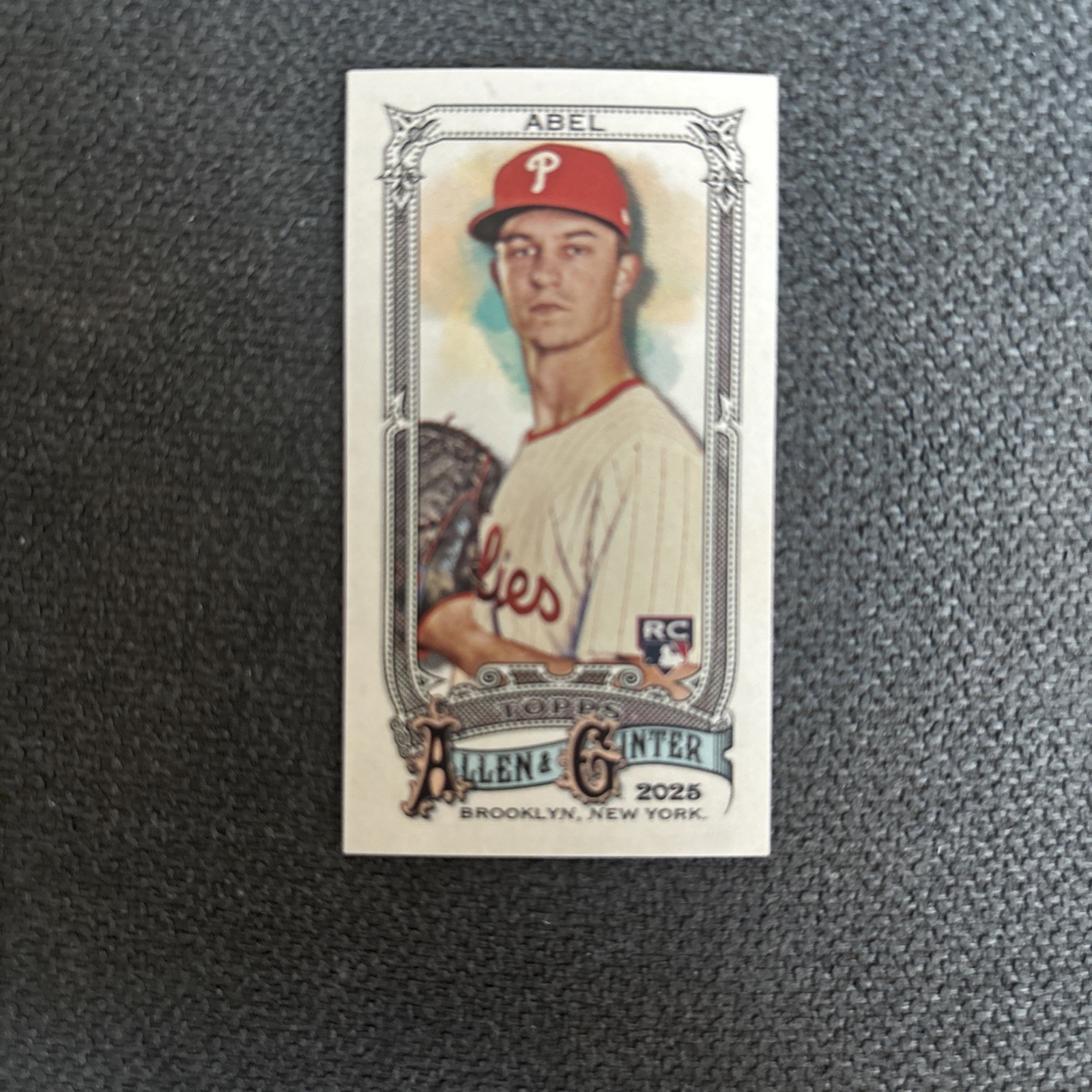 2025 Topps Allen & Ginter Mick Abel #272 Rookie Brooklyn Back #'d /25 Twins SP