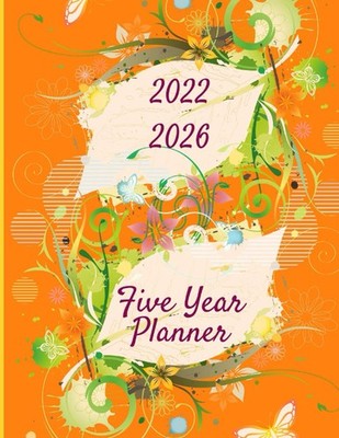 2022 2026 Five Year Planner 60 Month Large Desktop Calendar Agenda To Track, ...