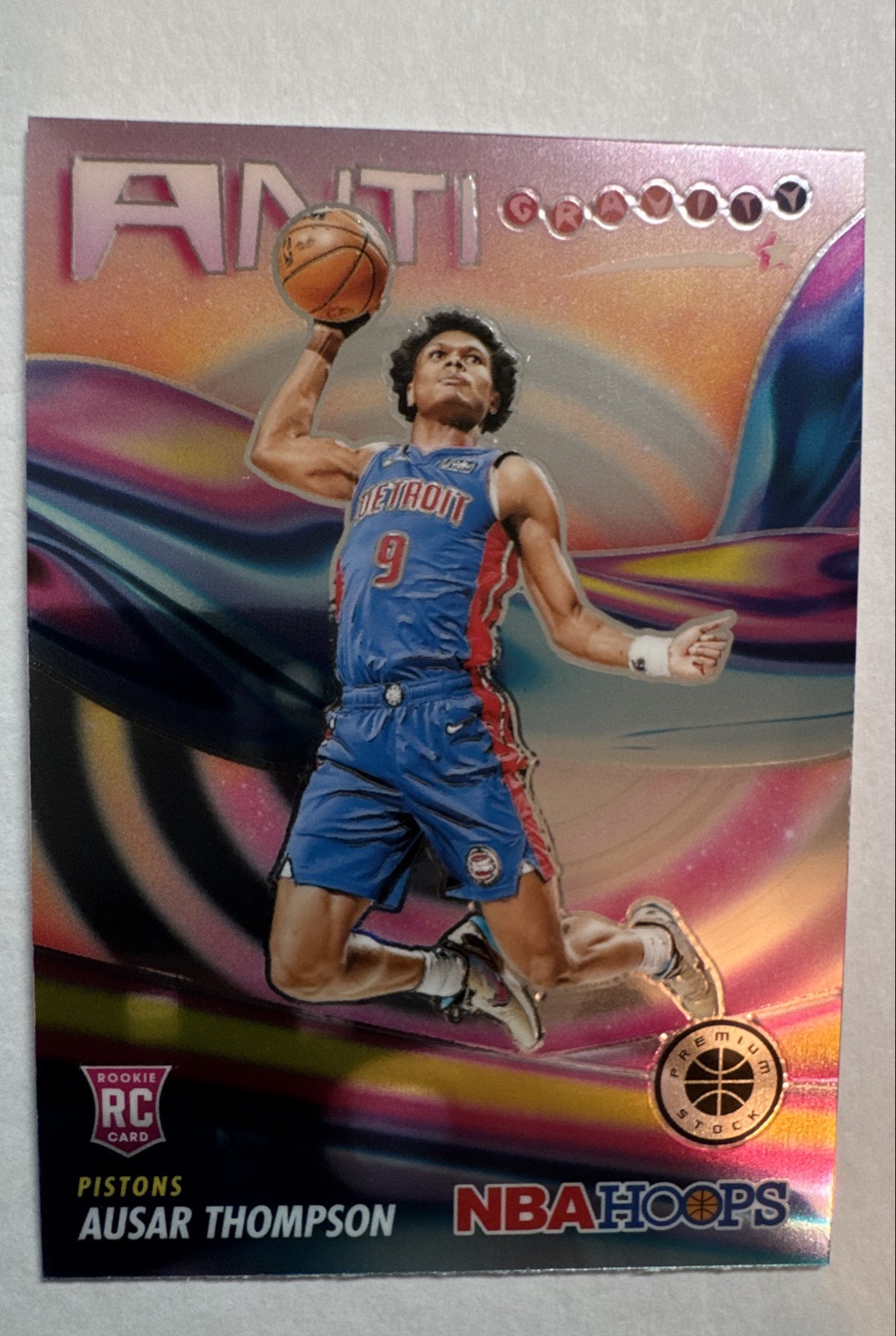 2023-24 Panini Nba Hoops Premium Stock - Anti-Gravity Ausar Thompson #8 (RC)