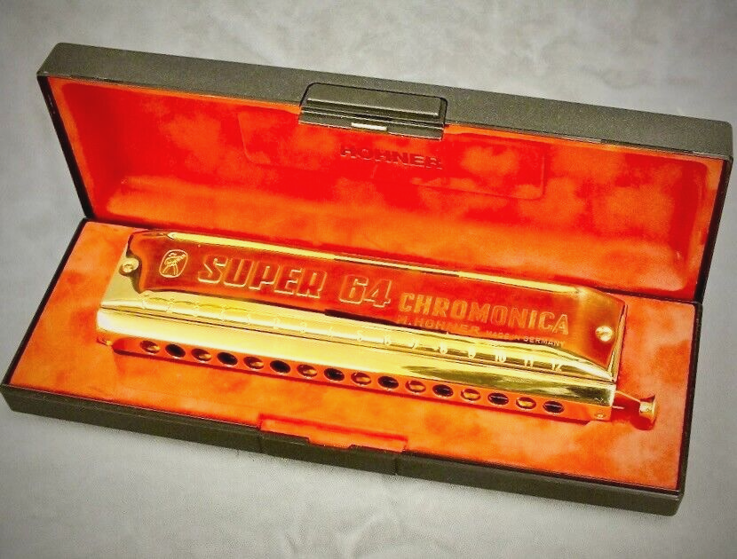 HOHNER ハーモニカSUPER64Chromonica HOHNER ”Super 64 Gold Chromatic”16 Holes C〜d''' (4 Octaves