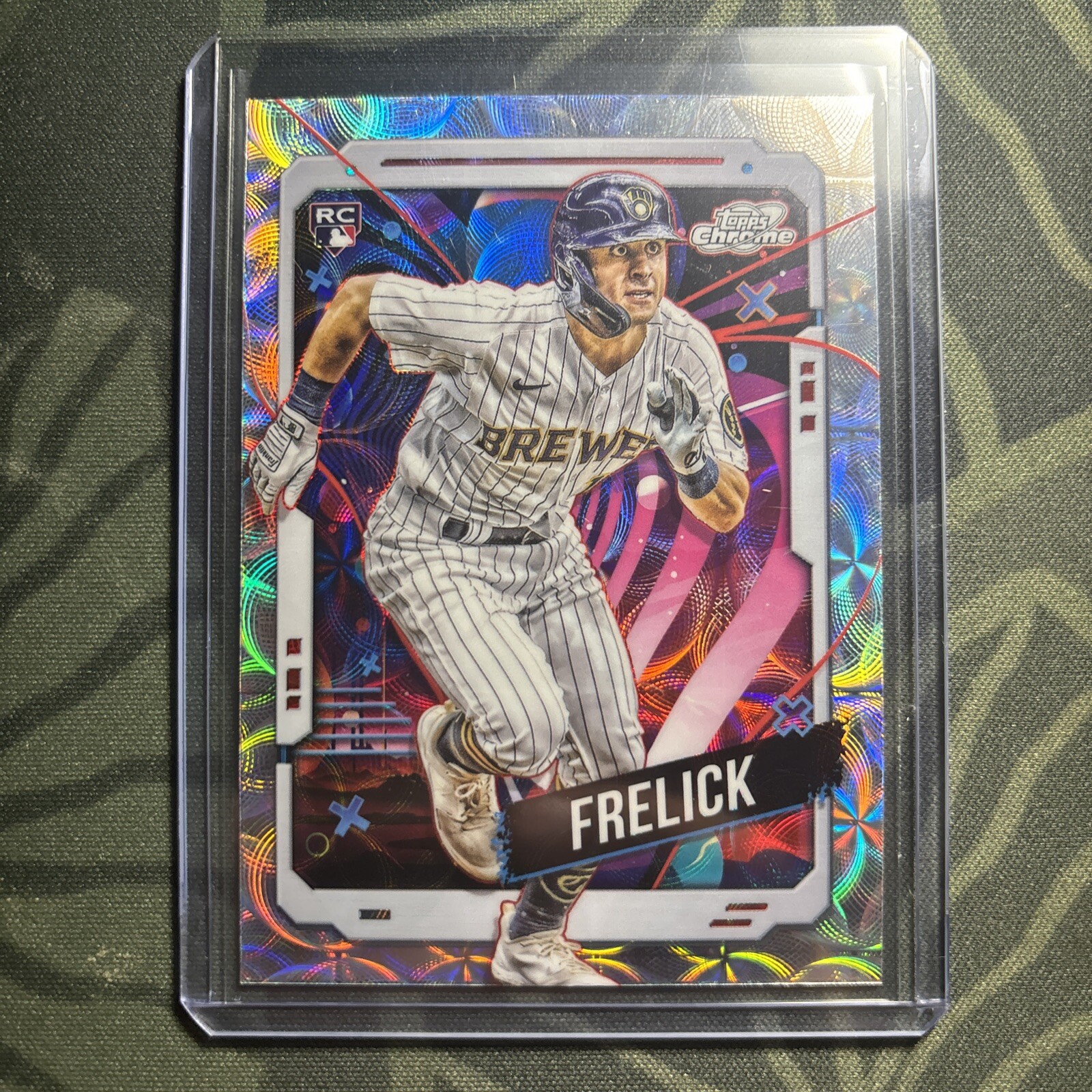 2024 Topps Cosmic Chrome SAL FRELICK RC Nucleus Refractor Milwaukee Brewers #3