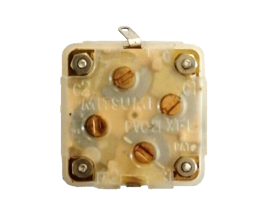 Mitsumi QUADRUPLTE Twist Variable Capacitor PVC-2LXT-L | eBay