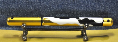 "Lamy" Lady Black/Gold & White Swirl Rosenthal Porcelana ok. 1994's Pióro wieczne