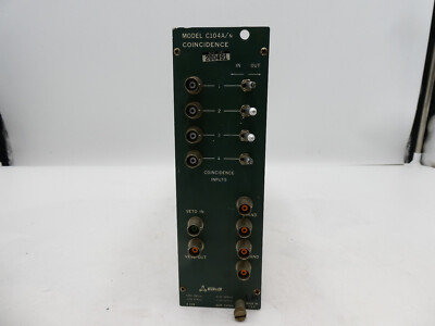    NICE RARE TO FIND! EG&G Ortec C104A/N Coincidence Counter Module NIM BIN