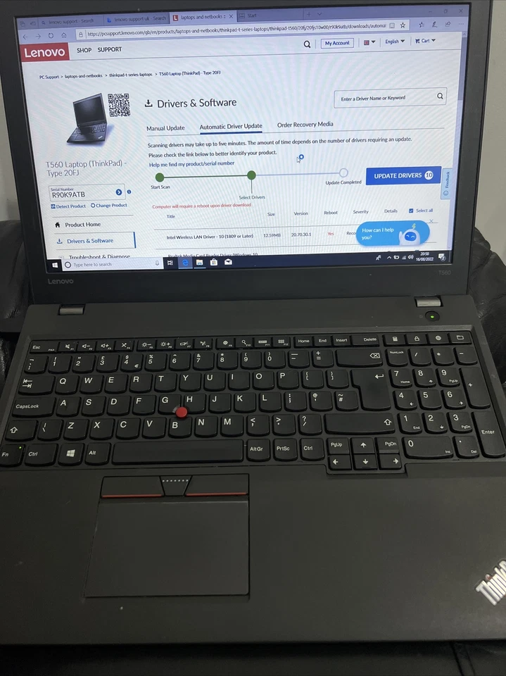 Lenovo ThinkPad T560 · i5-6200U · 4GB · 128GB, photo 1 of 5