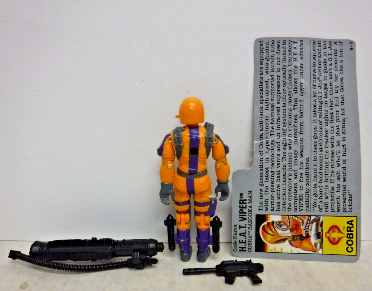 H.E.A.T. Viper G.I. Joe Hasbro Vintage 1989 4