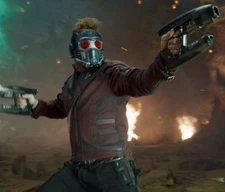 Guardians of the Galaxy 2 Star Lord Chris Pratt Maroon Real Leather Jacket -BNWT