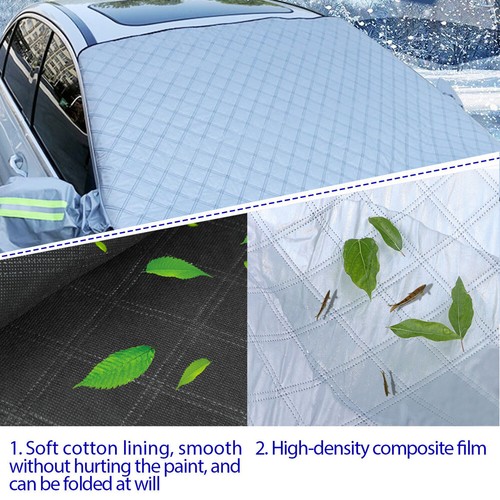 Magnetic Car Windshield Cover Protects Snow Ice Frost Freeze Sun shade Protector - Picture 5 of 12