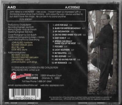 John Allred Focused CD Apple Jazz Records Ajcd062 for sale online