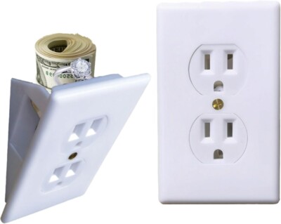 Hidden Wall Safe Outlet Fake Safe Secret Storage Electric Socket Diversion Safe