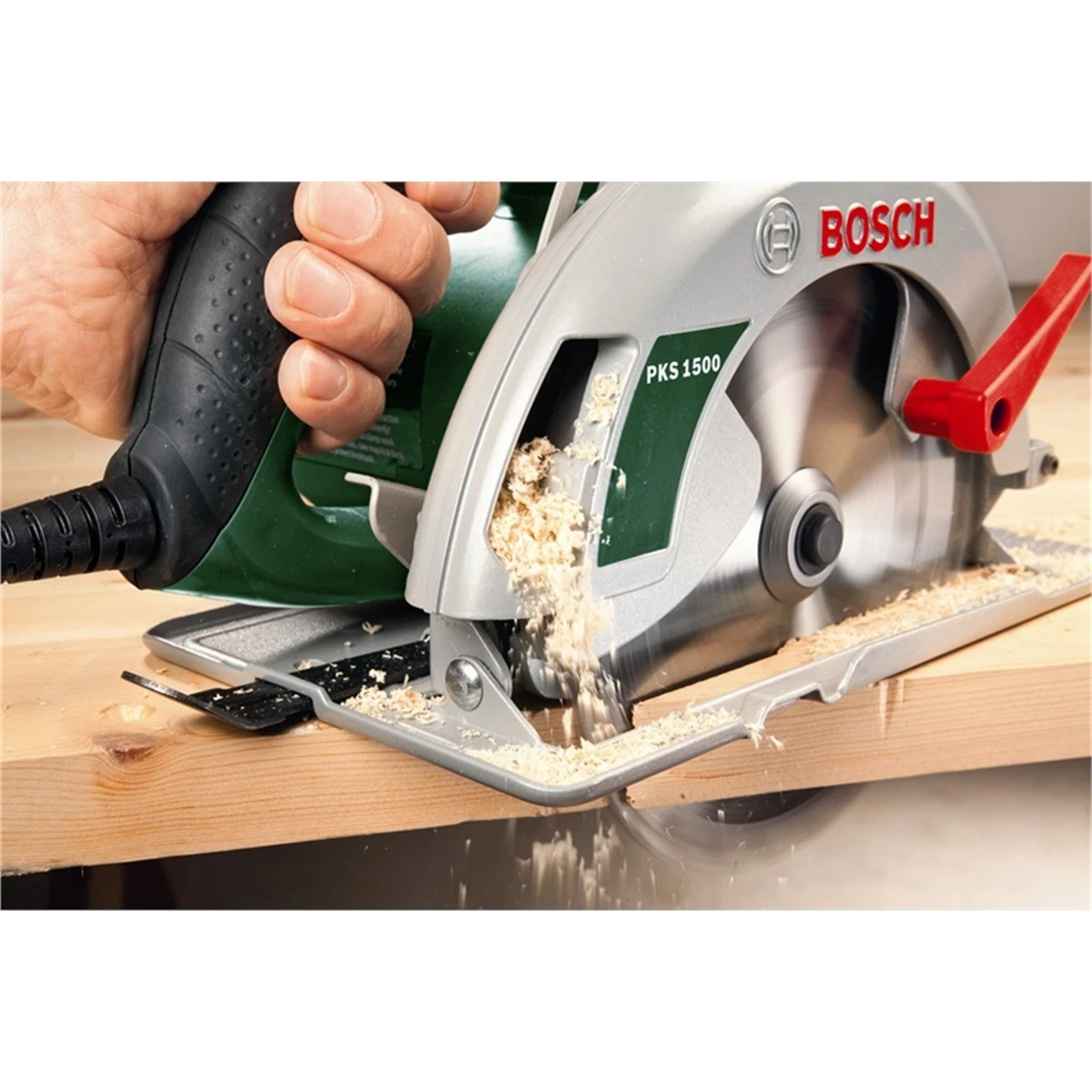 Bosch 184mm 1500W Motor PKS 1500 Circular Saw 66mm Cutting Depth