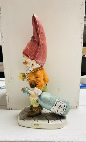Estatuilla Vintage Goebel Co-Boy Gnome Fritz Brandy W. Alemania - Imagen 8 de 12