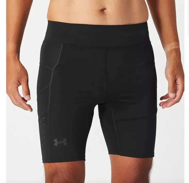 UNDER ARMOUR SPEEDPOCKET HALF TIGHTS BLACK/REFLECTIVE Black XL