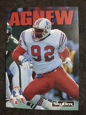 1992 SkyBox Ray Agnew New England Patriots #107 Football Card