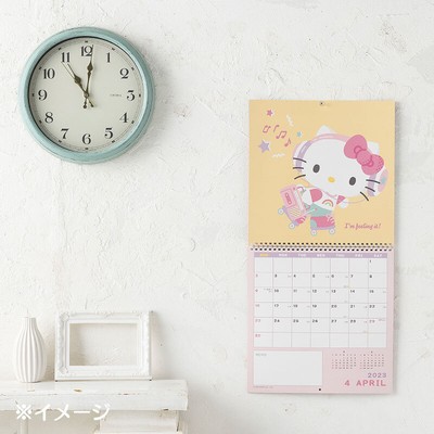 🍎Hello Kitty Wall Calendar M 2023 Sanrio Original Japan Official Kawaii  New | eBay