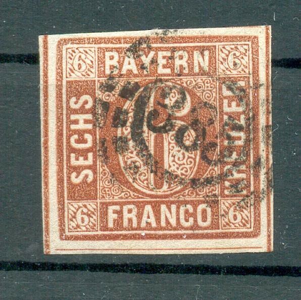 Bavaria Number Plate OMR 385 Square Issue Used (G5979)