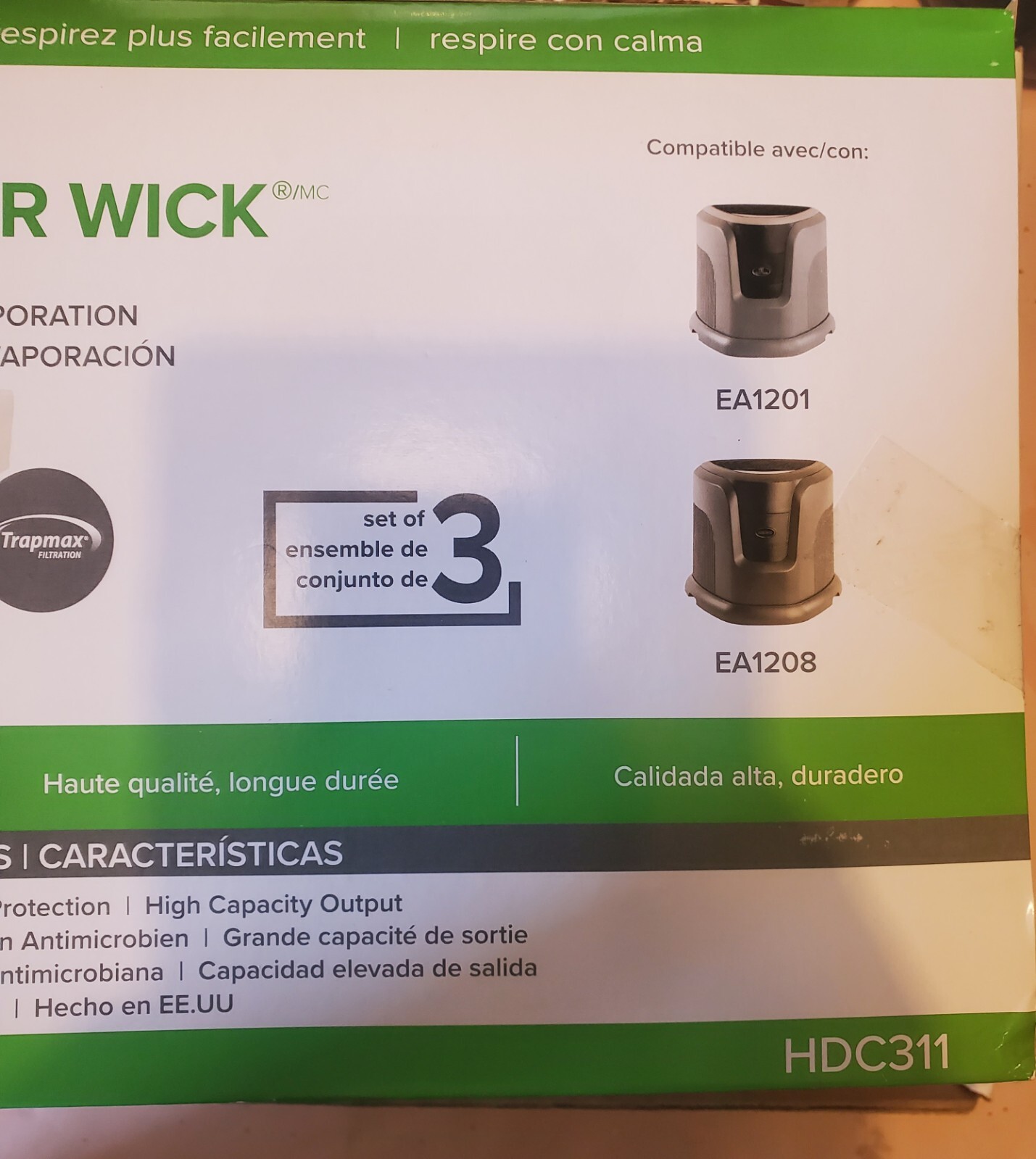 AirCare HDC311 Replacement Wicking Humidifier Filter Set Of 3 breathe