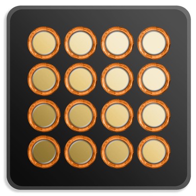 DJ-Controller DJ TechTools Midi Fighter Spectra Limited Edition Gold Digital