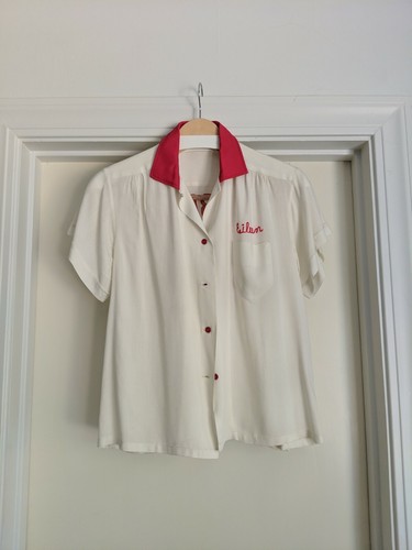 Vintage chain stitch bowling shirt