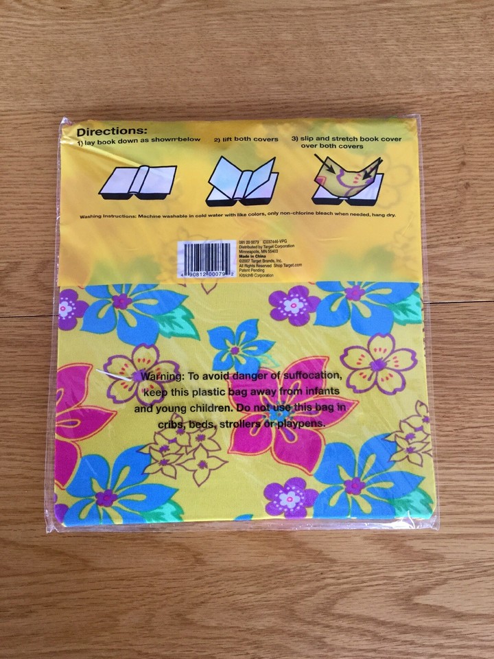 *NEW* Target Jumbo Book Cover, Reusable, Washable, One Size Fits Most ...