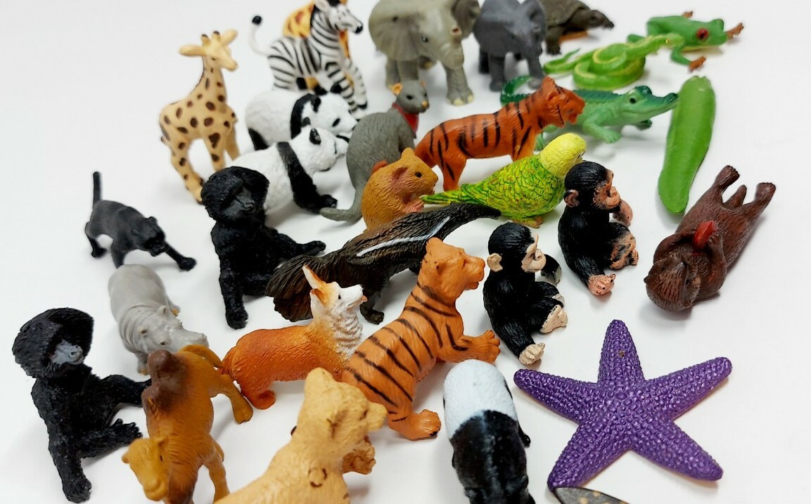 Safari Ltd Mini Animals Figures Lot (30+) Mammals Birds Sealife Science