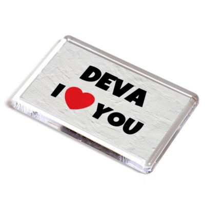 KÜHLSCHRANKMAGNET - Deva - I Love You - Namensgeschenk
