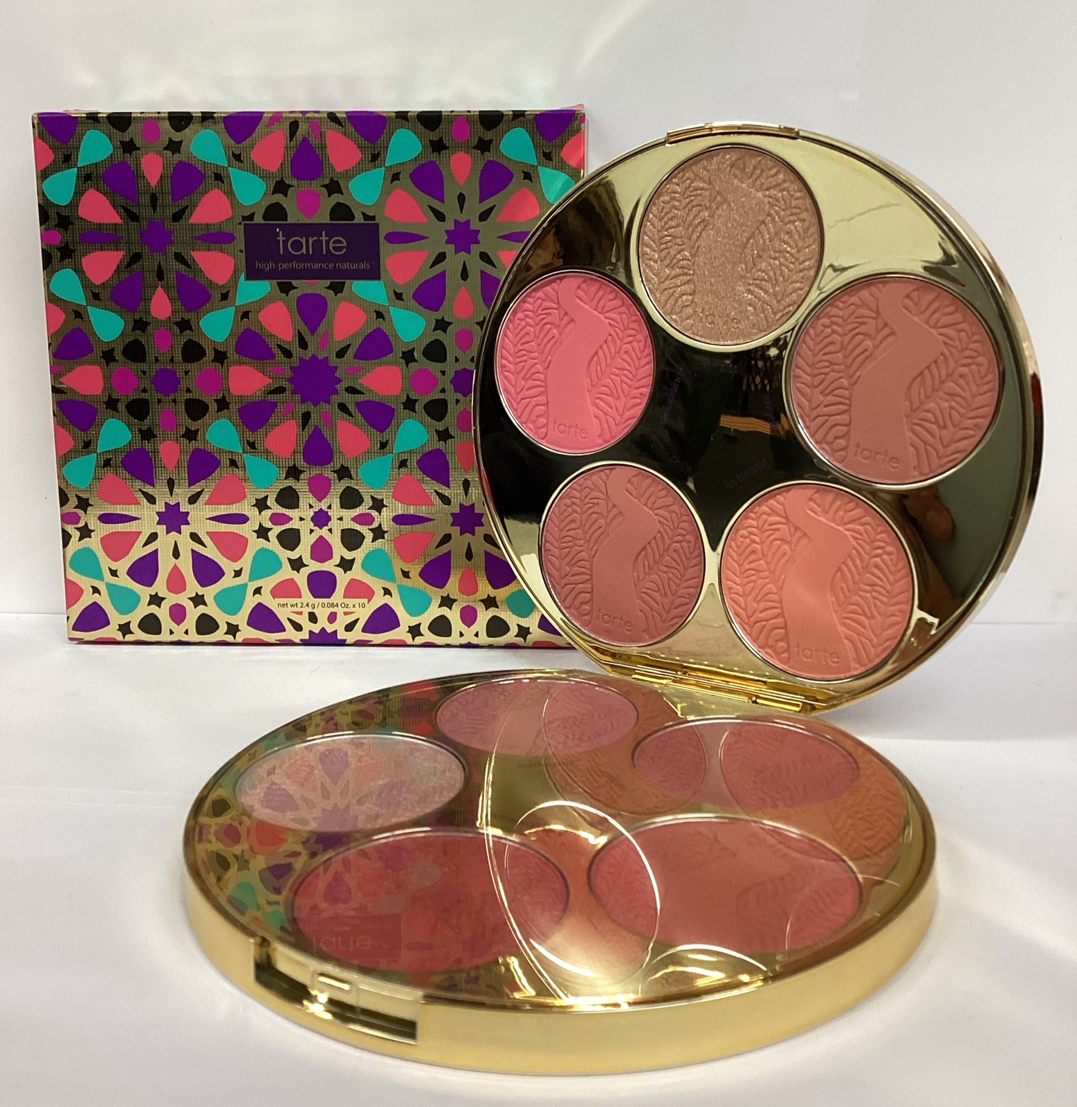 Tarte Blush Bazaar Amazonian Clay Blush Palette 0.84oz Limited Edition New Aspic