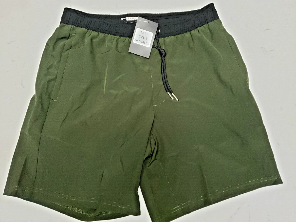 Army green swim trunks clearance