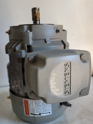 Siemens 1LE23211AB314GA3 SD100 Severe Duty 3 Phase Motor 1.5HP  1740RPM