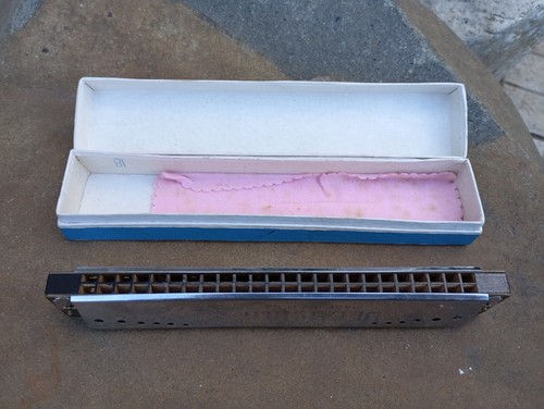 True Vintage Blessing Harmonica & Case Years 1960s China Vintage Great Sound - Picture 8 of 15