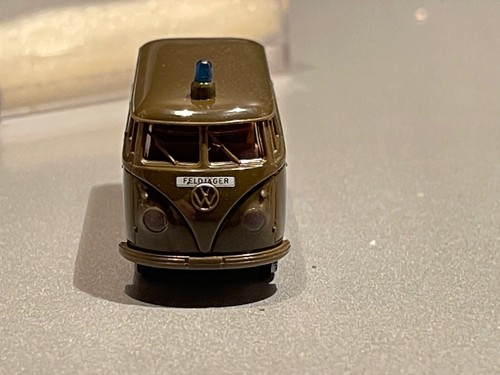 Volkswagen VW T1 Bus Feldjäger BW Militär Transporter Kleinbus H0 1:87 Brekina - Bild 10 von 12