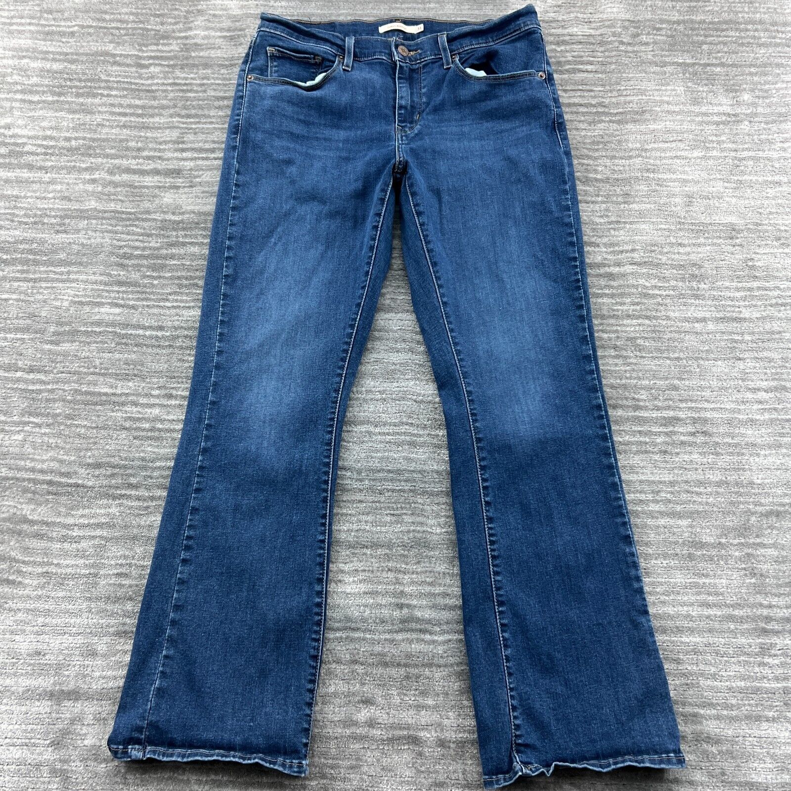 Levi's Jeans Size 31 Womens Curvy Bootcut Low Rise Medium Wash Blue Denim |  eBay