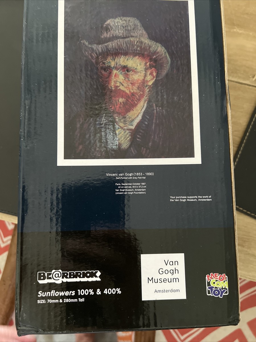 Medicom 400% Bearbrick ~ Van Gogh Be@rbrick Vincent Self