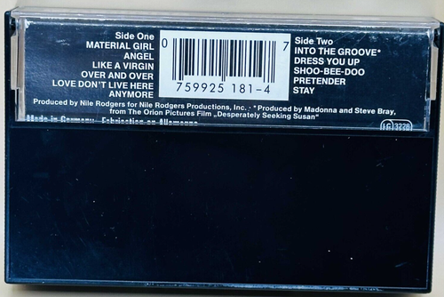 Madonna - Like A Virgin Cassette - Picture 2 of 2